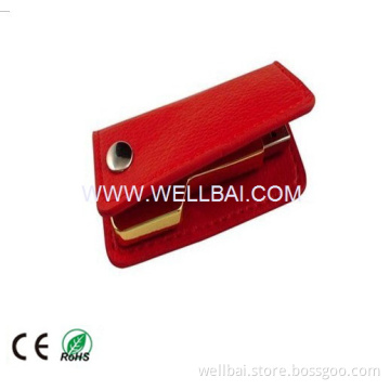 New Arrival Metal Key USB with Leather Cover